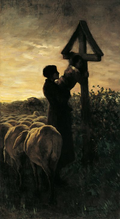 Kiss Cross, Giovanni Segantini (1858-1899) alkotó: Giovanni Segantini