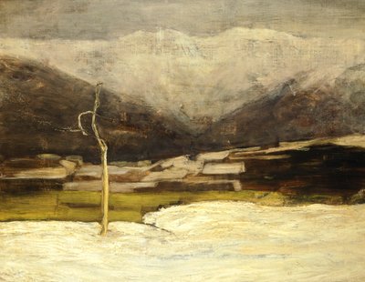 Savognino táj alkotó: Giovanni Segantini