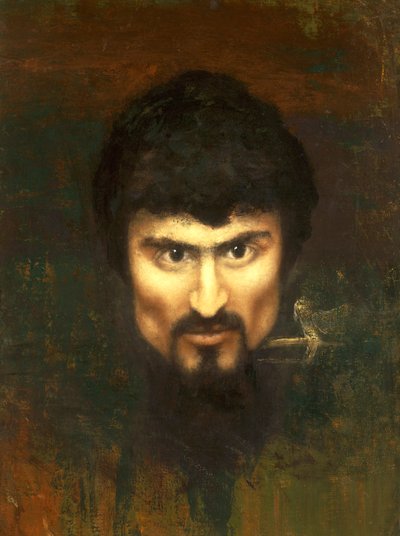Svájc, Saint Moritz, Önarckép 1882-ben alkotó: Giovanni Segantini