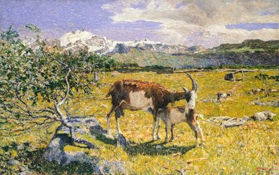 Az Alpok májusban, Giovanni Segantini (1858-1899) alkotó: Giovanni Segantini