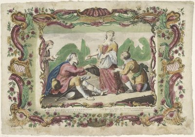 Éhezők etetése II. opus misericordiae corporalis / La segunda obra de misericordia corporale (cím a tárgyon) The Works of Mercy (sorozat címe) alkotó: Giovanni Volpato