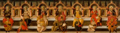 "A hét szabad művészet" (Aritmetika, geometria, zene, asztrológia, logika, retorika és nyelvtan) - The Seven Liberal Arts - Giovanni di Ser Giovanni festészete alkotó: Giovanni di Ser Giovanni Scheggia