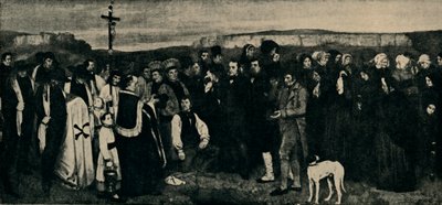 Temetés Ornansban, 1850, 1935. alkotó: Giraudon
