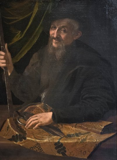 Egy szabó portréja alkotó: Girolamo Mazzola Bedoli