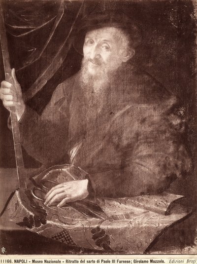 Szabó portréja, 1520-69 alkotó: Girolamo Mazzola Bedoli