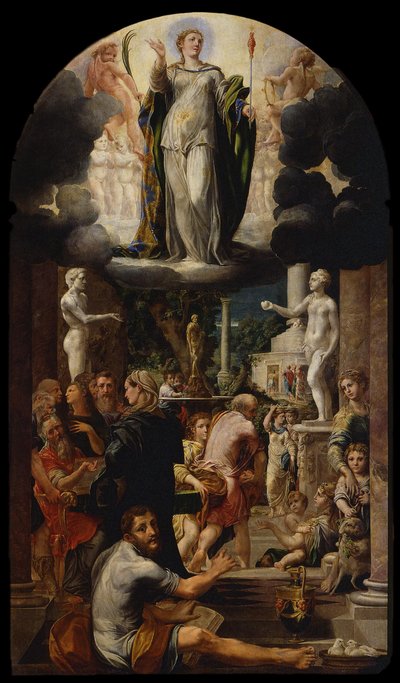 A Szűzanya szeplőtelen fogantatása, 1539 alkotó: Girolamo Mazzola Bedoli