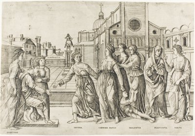 Apelles gyalázata alkotó: Girolamo Mocetto