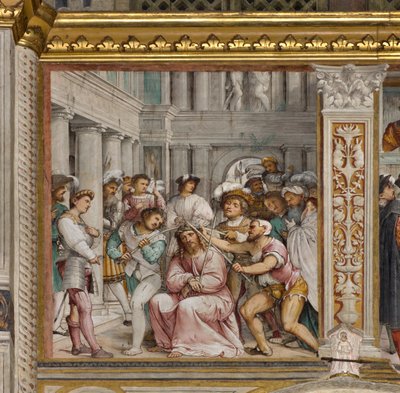 Central Ave, Negyedik déli szakasz, Töviskoronázás, Girolamo Romanino alkotó: Girolamo Romanino