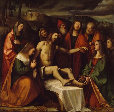 Girolamo Romanino Pieta (kb. 1484-1562 után), olaj, vászon alkotó: Girolamo Romanino