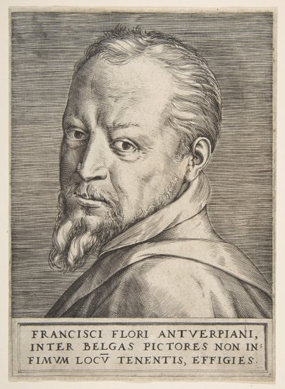 Frans Floris mellképe, 1531-76. alkotó: Giulio Bonasone