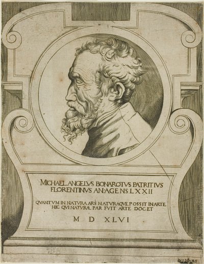 Michelangelo alkotó: Giulio Bonasone