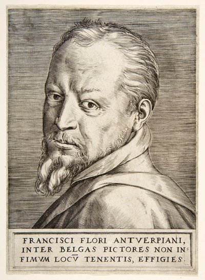 Frans Floris portréja alkotó: Giulio Bonasone