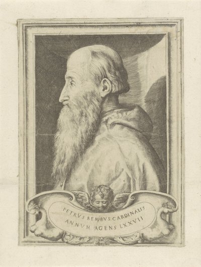 Pietro Bembo bíboros portréja alkotó: Giulio Bonasone