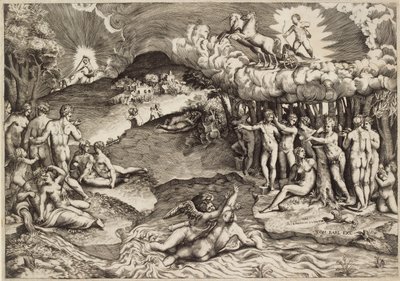 A szerelem diadala, 1545 alkotó: Giulio Bonasone