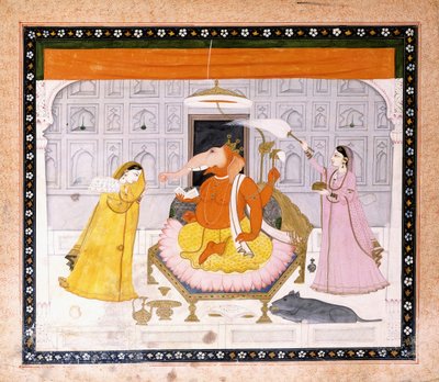 Ganesh imádata, 1790 körül alkotó: Giulio Carlini