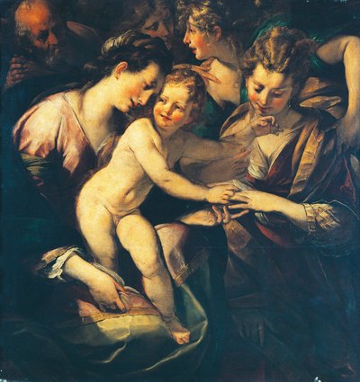 Szent Katalin misztikus házassága alkotó: Giulio Cesare Procaccini