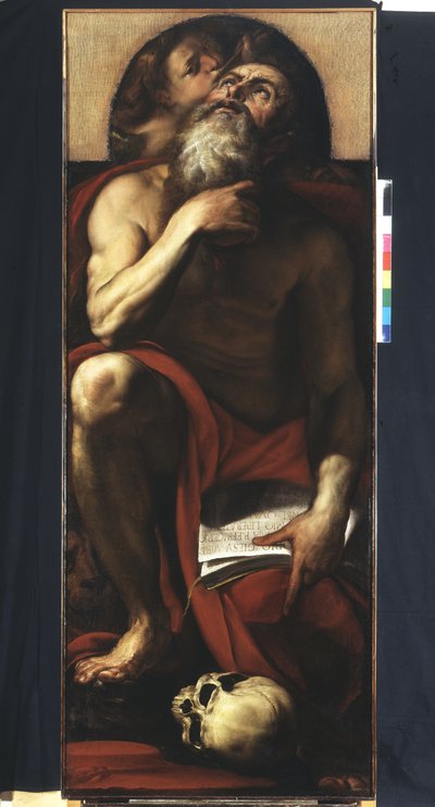 Szent Jeromos angyallal alkotó: Giulio Cesare Procaccini