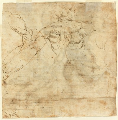 Egy hát tanulmányozása alkotó: Giulio Cesare Procaccini