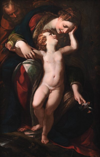 A Szent Család. A többiek az egyiptomi repülésen alkotó: Giulio Cesare Procaccini