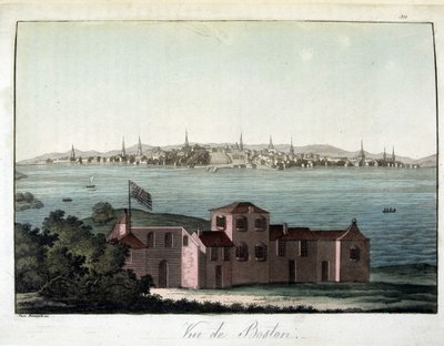 Boston városának látványa – „A régi és modern kosztümben”, Dr. Jules Ferrario, szerk. Milánó alkotó: Giulio Ferrario