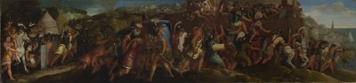 A Cartagena elleni támadás 1566 után alkotó: Giulio Licinio