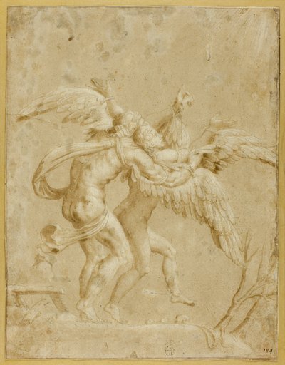 Daedalus and Icarus   1294364   hu       hungarian Successfully Translated  Original: Project: Three flying angels supporting a broad oval frame with the representation of the Virgin with Child Translat: Project: Three flying angels supporting a broad oval alkotó: Giulio Romano