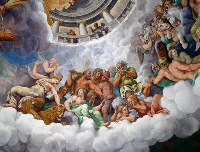 Olympus istenei alkotó: Giulio Romano