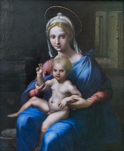 Madonna gyermekkel alkotó: Giulio Romano