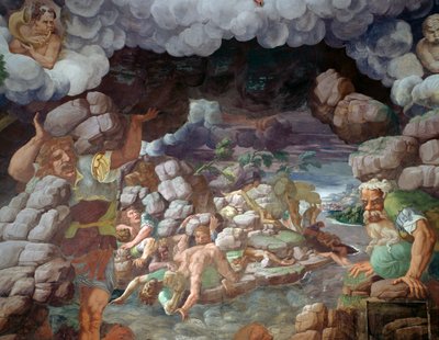 A lázadó óriásokat hegyomlás sújtja alkotó: Giulio Romano