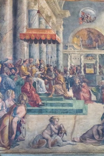 Róma adománya, részlet alkotó: Giulio Romano
