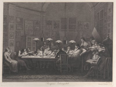 Rosaspina rajzakadémiája, 1811. alkotó: Giulio Tomba