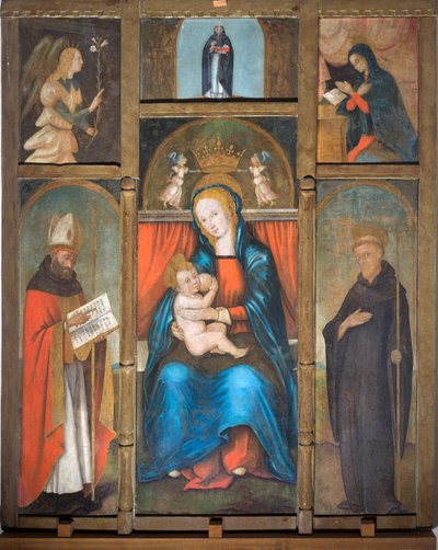 A Szűzanya poliptichonja alkotó: Giulio de Rossi