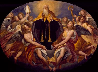 Szent Benedek dicsőségben, Giuseppe Cesari (1568-1640) alkotó: Giuseppe Cesari