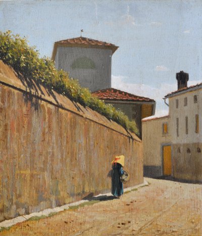 Sáv a nap alatt, 1863 körül (olaj, tábla) alkotó: Giuseppe Abbati