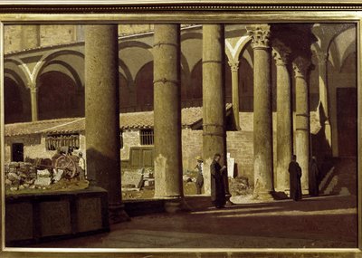 A Szent Kereszt kolostor alkotó: Giuseppe Abbati