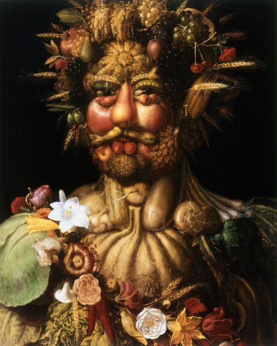 Vertumnus – II. Rudolf, 1590 alkotó: Giuseppe Arcimboldi