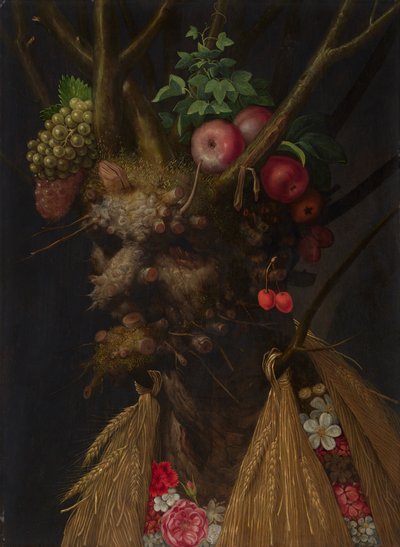 Négy évszak egy fejben alkotó: Giuseppe Arcimboldo
