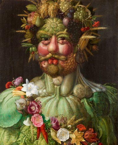 II. Rudolf császár Vertumnusként alkotó: Giuseppe Arcimboldo