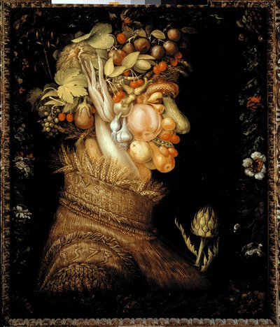 Nyár (olaj, vászon alkotó: Giuseppe Arcimboldo