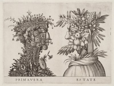 A négy évszak „Tavasz Nyár” alkotó: Giuseppe Arcimboldo