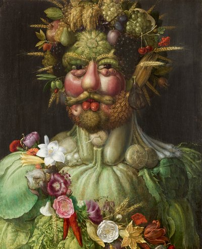 Vertumnus, portré, allegória alkotó: Giuseppe Arcimboldo