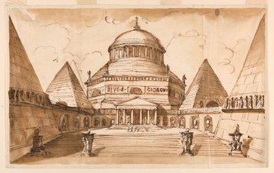 Szent Györgynek szentelendő templom átriuma alkotó: Giuseppe Barberi
