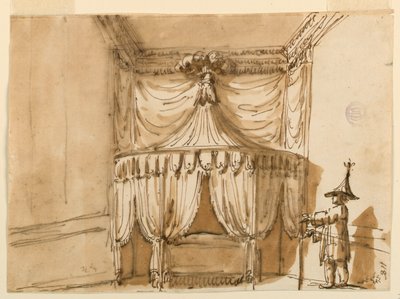 Ágyfülke figurával alkotó: Giuseppe Barberi