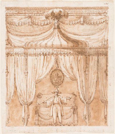 Hálószoba fülke figurával alkotó: Giuseppe Barberi