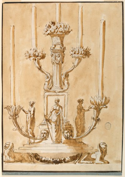 Gyertyatartó alkotó: Giuseppe Barberi