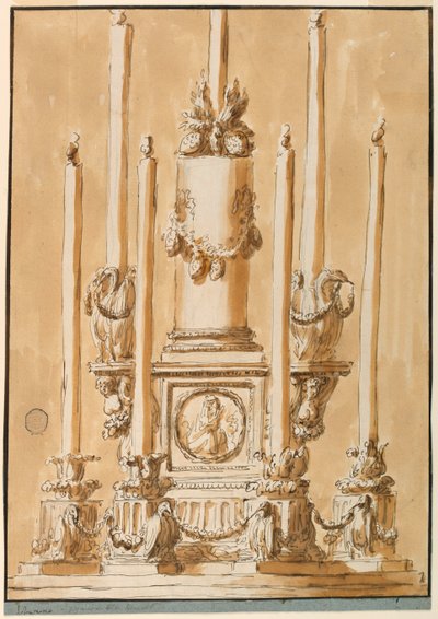 Gyertyatartó alkotó: Giuseppe Barberi