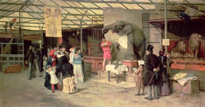 Az állatkertben alkotó: Giuseppe Barison