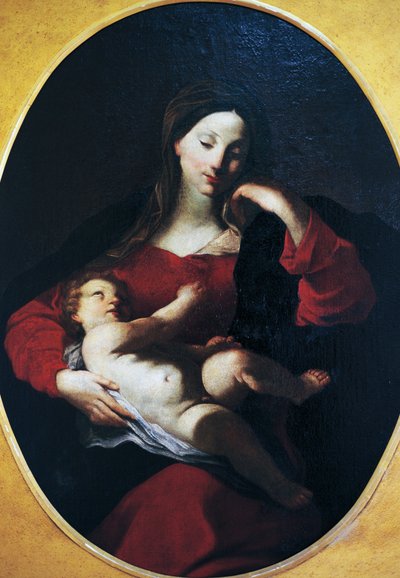 Madonna gyermekével, Giuseppe Bazzani (1690-1769) alkotó: Giuseppe Bazzani