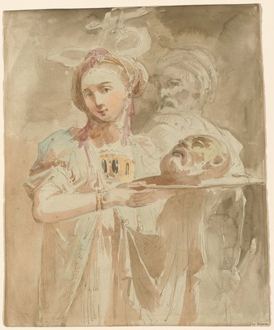 Salome Keresztelő Szent János fejével alkotó: Giuseppe Bernardino Bison