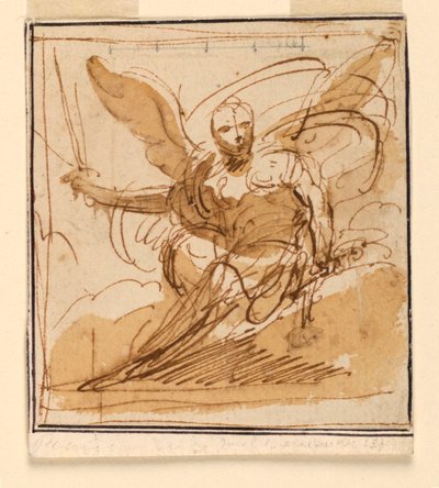 Vázlat falfestményhez alkotó: Giuseppe Bernardino Bison